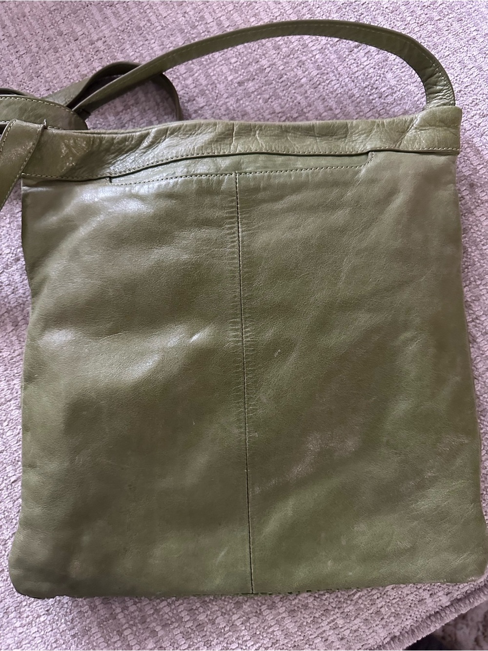 HOBO Olive Green Laser-Cut Crossbody Bag - Picture 3 of 3